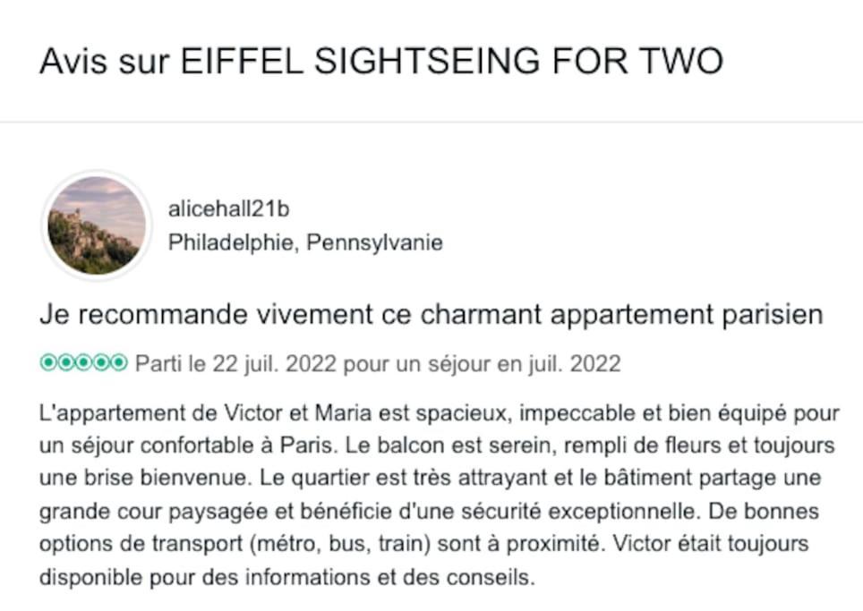 Eiffel Seightseing Apartment Paris Bagian luar foto
